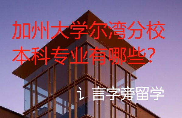 加州大學爾灣分校本科專業有哪些？